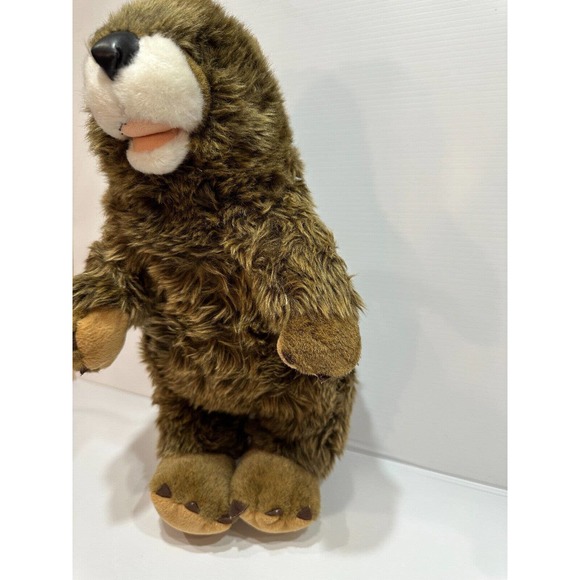 Build A Bear BAB Brown Groundhog Otter Plush Stuffed Animal Kids Toy - Picture 3 of 13